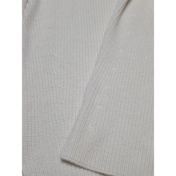 NWT Etcetera Wool Blend Sweater – Small – Winter White, Asymmetric Collar - Picture 13 of 15
